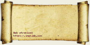 Una Mladenović vizit kartica